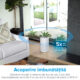 Purificator de Aer LEVOIT Core 300 True HEPA, Super Silent, 3 etape de filtrare, Touch Screen, 45W - imagine 2