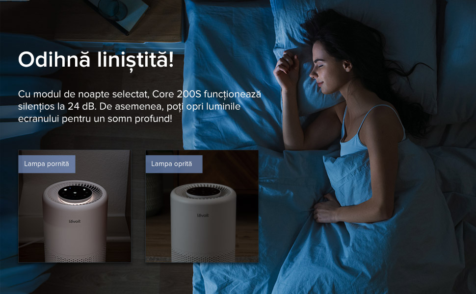 Purificator de Aer Smart Levoit Core 200S Wi-Fi, Filtru 3 in 1 True HEPA H13, Carbon Activ, Super Silent, Alexa, Google Home, Touch Screen, Alb 3 Purificator de Aer Smart Levoit Core 200S Wi Fi Filtru 3 in 1 True HEPA H13 Carbon Activ Super Silent Alexa Google Home Touch Screen 3