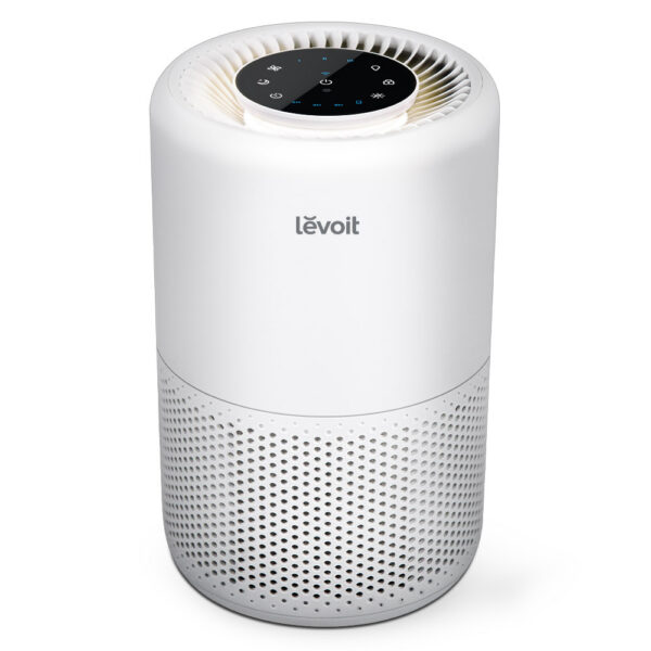 Purificator de Aer Smart Levoit Core 200S Wi-Fi, Filtru 3 in 1 True HEPA H13, Carbon Activ, Super Silent, Alexa, Google Home, Touch Screen, Alb - imagine 2