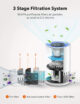 Purificator de Aer TaoTronics TT-AP001, CADR 150m3/h, Fitru Hepa 3 in 1, 4 viteze, silentios - imagine 2