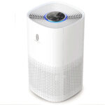 Purificator de Aer TaoTronics TT-AP005, CADR 250 m3h, Fitru Hepa 3 in 1, Filtrare 99.97, 4 viteze, Senzor calitate aer,  Senzor inlocuire filtru, silentios Alb
