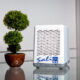 Purificator de aer Salin S2, 10W, filtru de sare, efect terapeutic, alimentare retea, alb - imagine 2