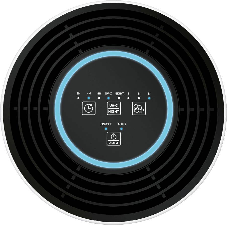 Purificator de aer cu lumina UV SOEHNLE AirFresh Clean 400 4 etape de filtrare Touch Screen Mod Auto Timer 29W 38 mp 7 1