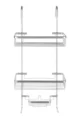 Raft pentru dus suspendat din aluminiu, 3 niveluri, 63cm, argintiu - imagine 6