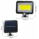 Reflector solar 100 led-uri, senzor de miscare raza 5 m, impermeabil, cablu 5 m - imagine 3