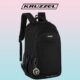 Rucsac de drumetie Kruzzel, XL 45 L, negru, 5 compartimente, material rezistent la apa, curele reglabile - imagine 14