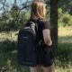 Rucsac de drumetie Kruzzel, XL 45 L, negru, 5 compartimente, material rezistent la apa, curele reglabile - imagine 5