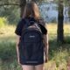 Rucsac de drumetie Kruzzel, XL 45 L, negru, 5 compartimente, material rezistent la apa, curele reglabile - imagine 4