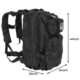 Rucsac de drumetie Trizand, 26 L, negru, 5 compartimente, material rezistent la apa, curele reglabile - imagine 9