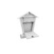 Cutie postala, cu loc pentru ziar, alb, format B6, 29.5x7.5x37.5 cm, Damech - imagine 2