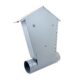 Cutie postala, Damech, cu loc pentru ziar, gri, format B5, 37x10.5x46 cm - imagine 3