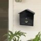 Cutie postala, negru, format C4, 43x12x39 cm, Damech - imagine 3
