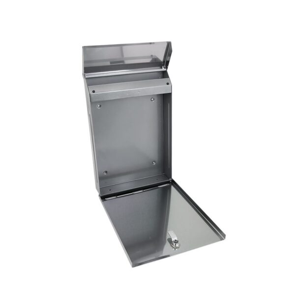 Cutie postala, inox, argintiu, format A4, Damech - imagine 2