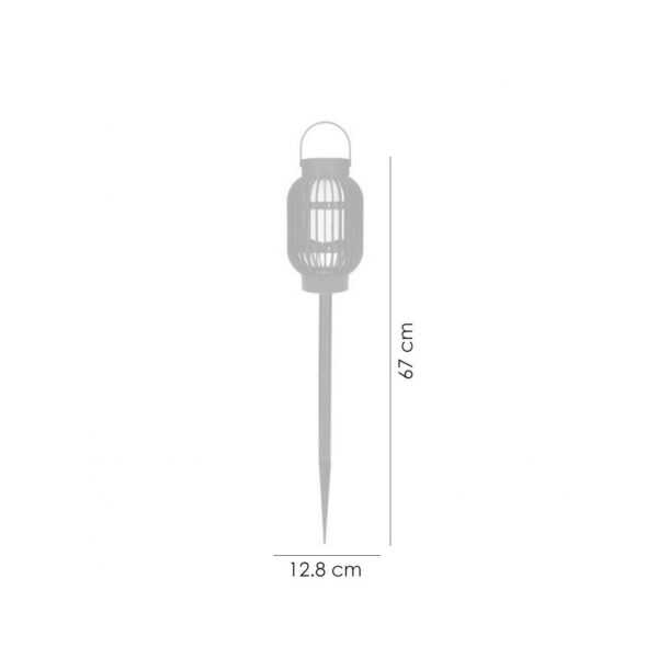 Lampa solara pentru gradina, tip lampion, LED, 12.8x12.8x67 cm - imagine 8