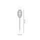 Lampa solara pentru gradina, tip lampion, LED, 12.8x12.8x67 cm - imagine 8