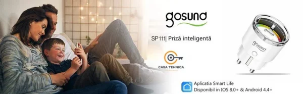 Priza inteligenta WiFi Gosund SP111, 15A - imagine 8