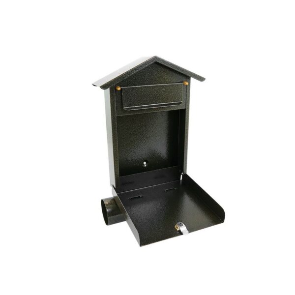 Cutie postala, cu loc pentru ziar, auriu, format B6, 23x7x37.5 cm, Damech - imagine 2