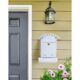 Cutie postala, cu loc pentru ziar, alb, format B6, 24.5x7x36.5 cm, Damech - imagine 4