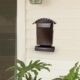 Cutie postala, cu loc pentru ziar, maro, format B6, 24.5x7x36.5 cm, Damech - imagine 3