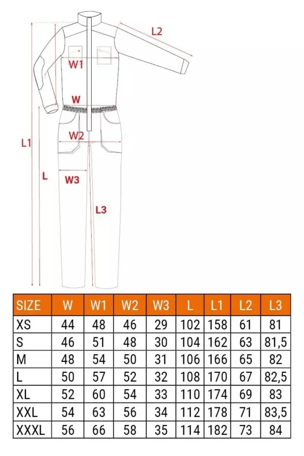 Salopeta de lucru slim fit, model HD, marimea S/48, NEO - imagine 9