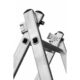 Scara aluminiu, 3 tronsoane, 9 trepte, max 150 kg, 4.81 m, Drabest - imagine 3