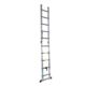 Scara aluminiu telescopica, Detoolz, dubla, 10 trepte, max 150 kg, 0.8-3.2 m - imagine 4