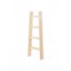 Scara lemn, 2 tronsoane, 4 trepte, carlig pentru galeata, max 150 kg, 1.32 m, Strend Pro - imagine 5