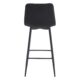 Scaun de bucatarie/bar, Artool, Pozza, catifea, otel, negru, 43x35x104 cm - imagine 3