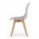 Scaun bucatarie/living, Artool, Kito, PP, lemn, gri, 46x54.5x80 cm - imagine 4