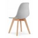 Scaun bucatarie/living, Artool, Kito, PP, lemn, gri, 46x54.5x80 cm - imagine 5