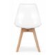 Scaun bucatarie/living, Artool, Mark, PP, lemn, transparent, 49x42x82.5 cm - imagine 3