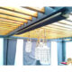 Panou radiant de incalzire cu Infrarosu, 1200W, control WI-FI si telecomanda, Interior-Exterior, display LED, negru - imagine 2