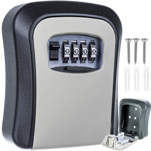 Seif pentru chei Lockbox Malatec cifru mecanic 120 x 90 mm otel 5