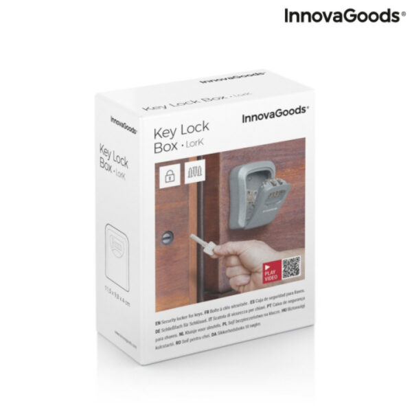 Seif pentru chei Lork Innovagoods Lockbox, cifru mecanic, 113 x 85 mm, metal - imagine 13