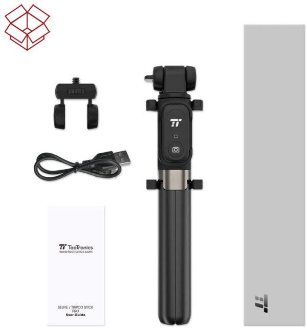 Selfie Stick Tripod TaoTronics TT-ST002, 3 in 1 cu Telecomanda Bluetooth detasabila - imagine 2