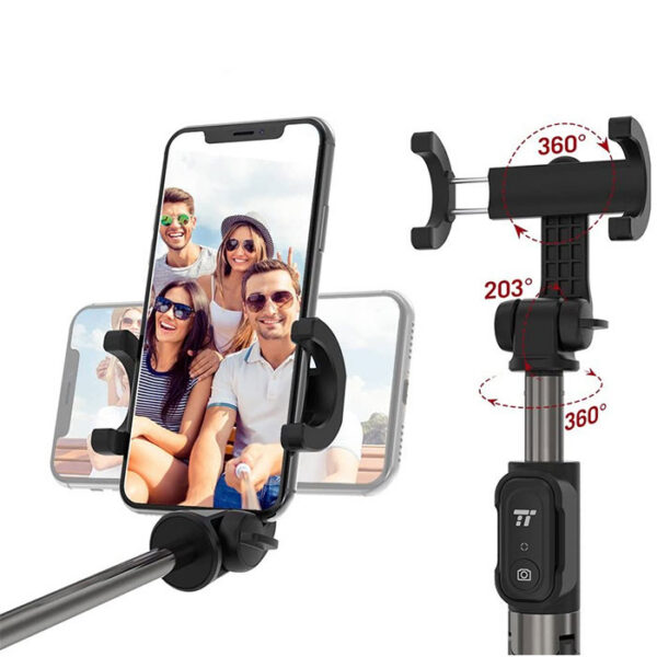 Selfie Stick Tripod TaoTronics TT-ST002, 3 in 1 cu Telecomanda Bluetooth detasabila - imagine 7
