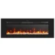 Semineu Electric 3D Luxe Fire incorporabil sau de perete cu Sunet busteni, Smart WIFI, 122 cm, 7 teme de culoare, Functie incalzire, Telecomanda, Timer, 1800W - imagine 4