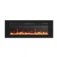 Semineu Electric 3D Luxe Fire incorporabil sau de perete cu Sunet busteni, Smart WIFI, 122 cm, 7 teme de culoare, Functie incalzire, Telecomanda, Timer, 1800W - imagine 10