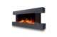Semineu Electric Luxe Fire 3D cu Sunet busteni, Smart WIFI, 7 teme de culoare, Functie incalzire, Telecomanda, Timer, 1000W/ 2000W, Gri - imagine 6