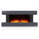 Semineu Electric Luxe Fire 3D cu Sunet busteni, Smart WIFI, 7 teme de culoare, Functie incalzire, Telecomanda, Timer, 1000W/ 2000W, Gri