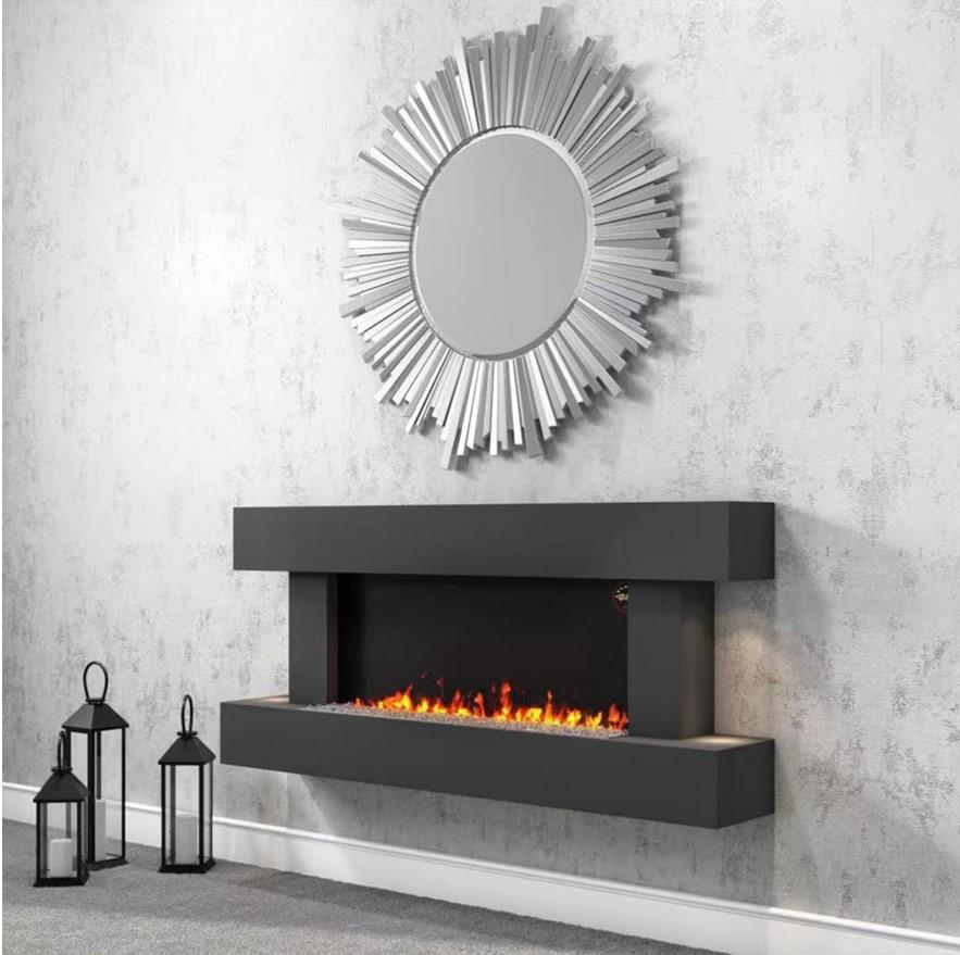 Semineu Electric Luxe Fire 3D cu Sunet busteni, Smart WIFI, 7 teme de culoare, Functie incalzire, Telecomanda, Timer, 1000W/ 2000W, Gri 1 Semineu Electric Light Fire 3D cu Sunet busteni Smart WIFI 7 teme de culoare Functie incalzire Telecomanda Timer 1000W 2000W Gri 7