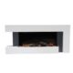 Semineu Electric Luxe Fire Elegance 3D, Studio Sound, Smart WIFI, 132 cm, 7 teme de culoare, Functie incalzire, Telecomanda, Timer, 1000W/ 2000W, alb - imagine 10