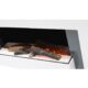 Semineu Electric Luxe Fire Elegance 3D, Studio Sound, Smart WIFI, 132 cm, 7 teme de culoare, Functie incalzire, Telecomanda, Timer, 1000W/ 2000W, alb - imagine 7
