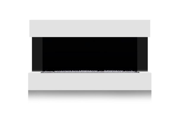 Semineu Electric Luxe Fire Noble 3D, Studio Sound, Smart WIFI, 7 teme de culoare, Functie incalzire, Telecomanda, Timer, 1000W/ 2000W, alb - imagine 7