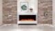 Semineu Electric Luxe Fire Noble 3D, Studio Sound, Smart WIFI, 7 teme de culoare, Functie incalzire, Telecomanda, Timer, 1000W/ 2000W, alb - imagine 6