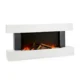 Semineu Electric Luxe Fire 3D cu Sunet busteni, Smart WIFI, 132 cm, 7 teme de culoare, Functie incalzire, Telecomanda, Timer, 1000W/ 2000W - imagine 13