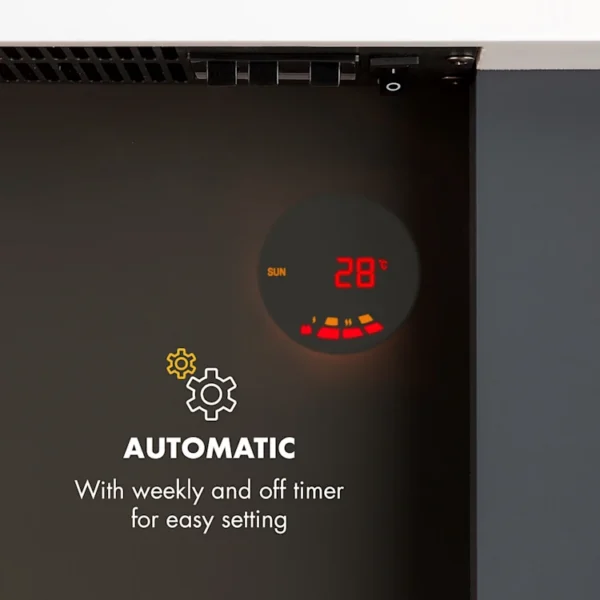 Semineu Electric Luxe Fire Noble 3D, Studio Sound, Smart WIFI, 7 teme de culoare, Functie incalzire, Telecomanda, Timer, 1000W/ 2000W, alb - imagine 8