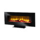 Semineu electric de perete Home 3D, cu talpa, efect flacara, termostat electric, control telecomanda, protectie la supraincalzire, 2 trepte de incalzire, 107 x 50 x 24 cm
