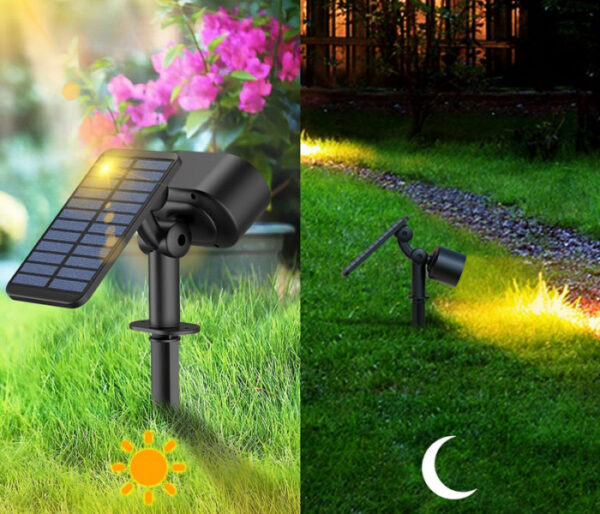 Set 2 lampi solare Novostella RGB Inteligente, Bluetooth, Control Aplicatie, sincronizare muzica, Senzor amurg, Panou reglabil - imagine 5