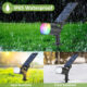 Set 2 lampi solare Novostella RGB Inteligente, Bluetooth, Control Aplicatie, sincronizare muzica, Senzor amurg, Panou reglabil - imagine 6